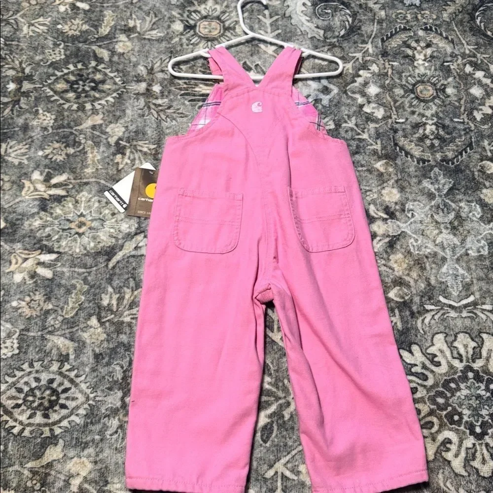 NWT Carhartt Baby Flannel Lined Overalls